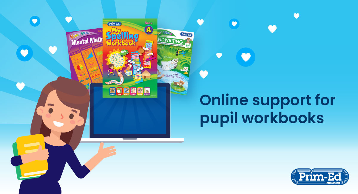 Pupil workbooks online support