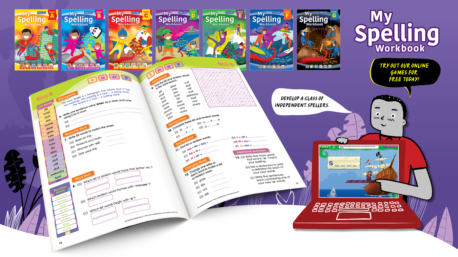 homework books primary