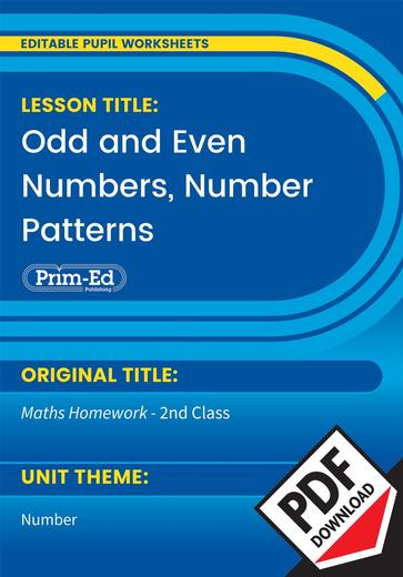 Odd and Even Numbers, Number Patterns | Mathematics | 2nd Class