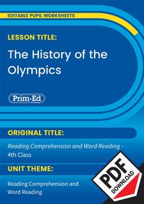 The History of the Olympics | 4th Class