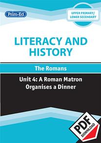 Literacy and History - The Romans: A Roman Matron Organises a Dinner eBook