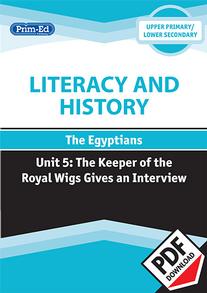 Literacy and History - The Egyptians: The Keeper of the Royal Wings gives an Interview eBook