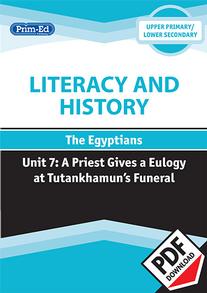 Literacy and History - The Egyptians: A Priest gives a Eulogy at Tutankhamun's Funeral eBook
