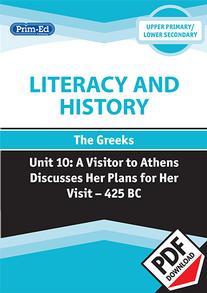 Literacy and History - The Greeks: A Visitor to Athens Discusses her Plans for her Visit – 425 BC eBook