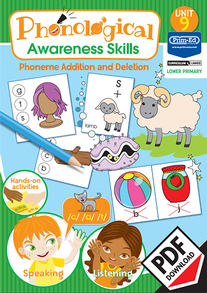 Phonological Awareness Skills - Phoneme Addition and Deletion Digital Unit